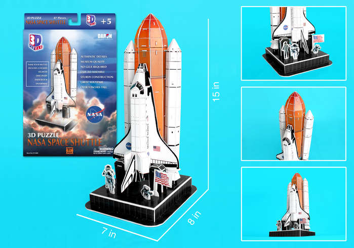 Space Shuttle History 3D Puzzle