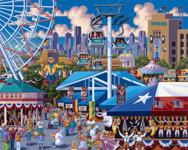State Fair Carnival & Circus Jigsaw Puzzle