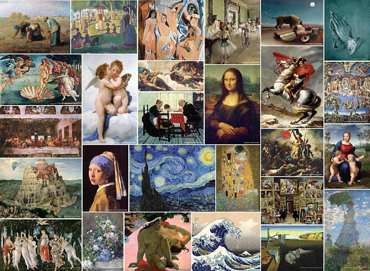 Museum Art Collection, 4000 Pieces, Tomax Puzzles | Puzzle ...