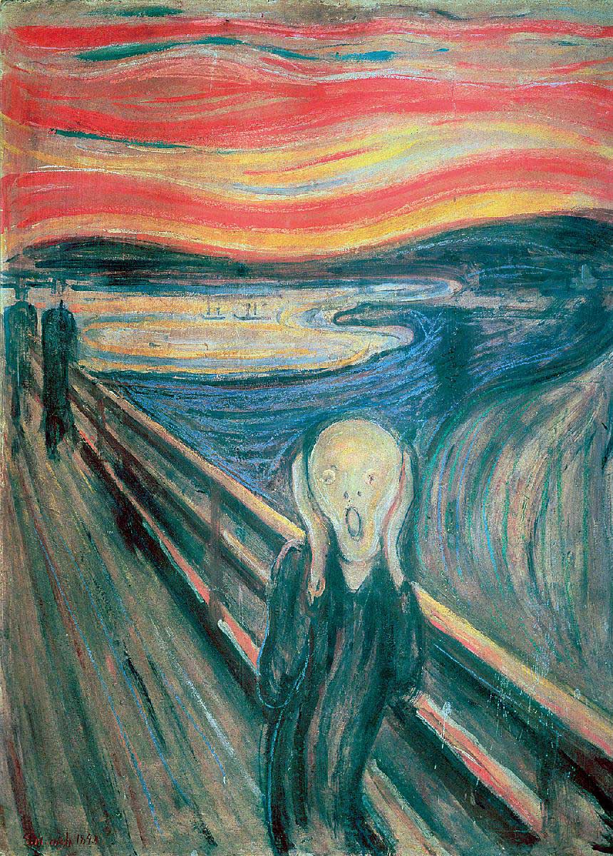 The Scream - Scratch and Dent, 500 Pieces, Tomax Puzzles | Puzzle Warehouse