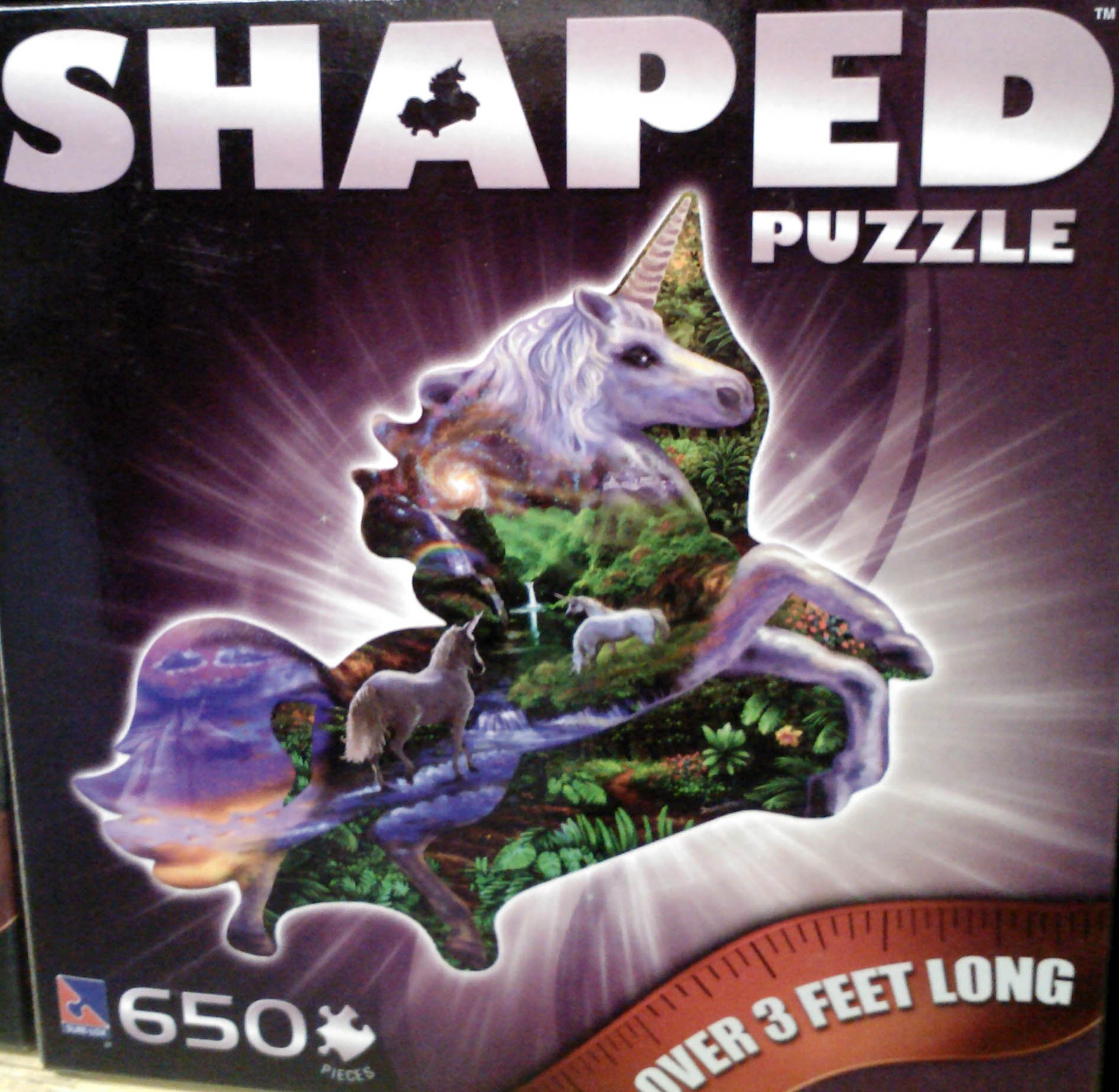 unicorn shaped puzzle jigsaw puzzle puzzlewarehousecom