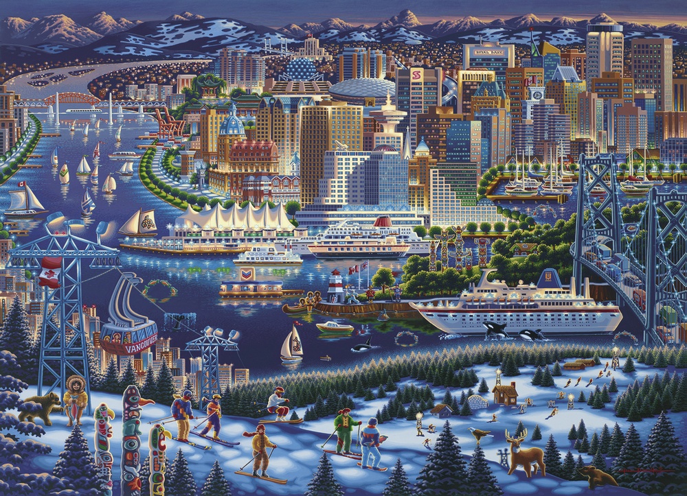 Vancouver Canada Jigsaw Puzzle