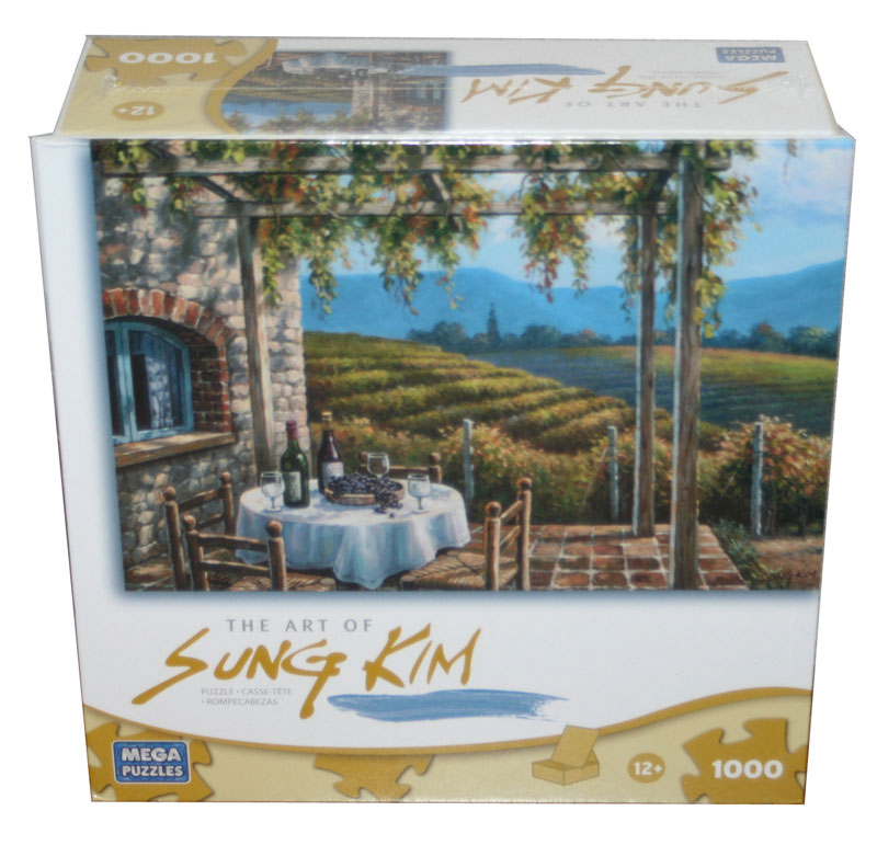 The Art Of Sung Kim Vineyard Terrace 1000 Pieces Mega Puzzles