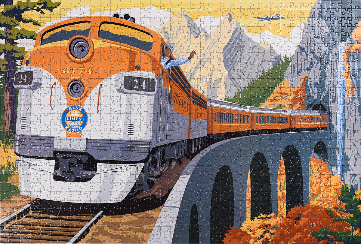 jigsaw puzzles of trains