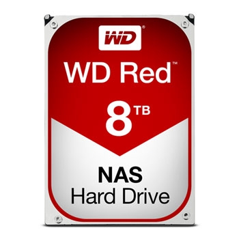 Western Digital Red WD80EFZX 8TB 5400RPM SATA3/SATA 6.0 GB/s 128MB Hard Drive (3.5 inch)