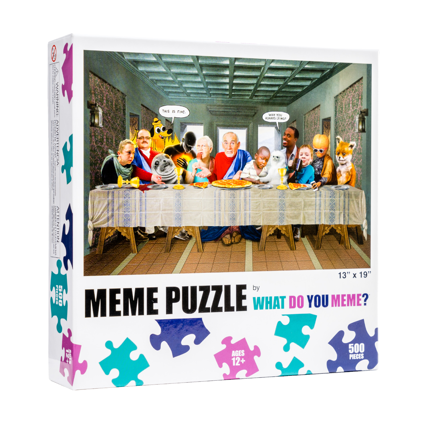 What Do You Meme Last Supper Puzzle Collage Jigsaw Puzzle