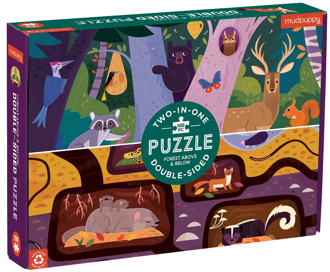 Forest Above & Belove Double Sided Puzzle