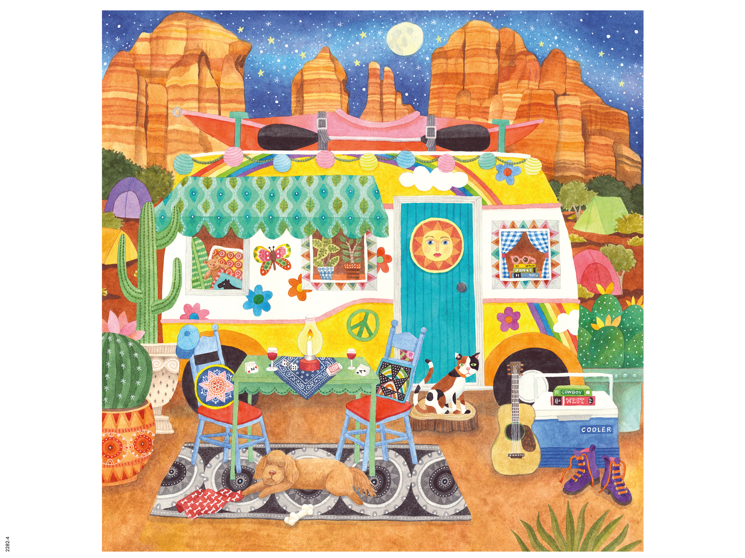 A Canyon Camper Oversized Puzzle Vehicles Jigsaw Puzzle