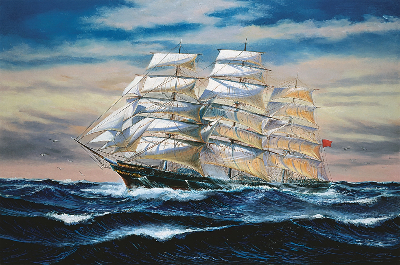 Across The Sea - Scratch and Dent Fine Art Jigsaw Puzzle