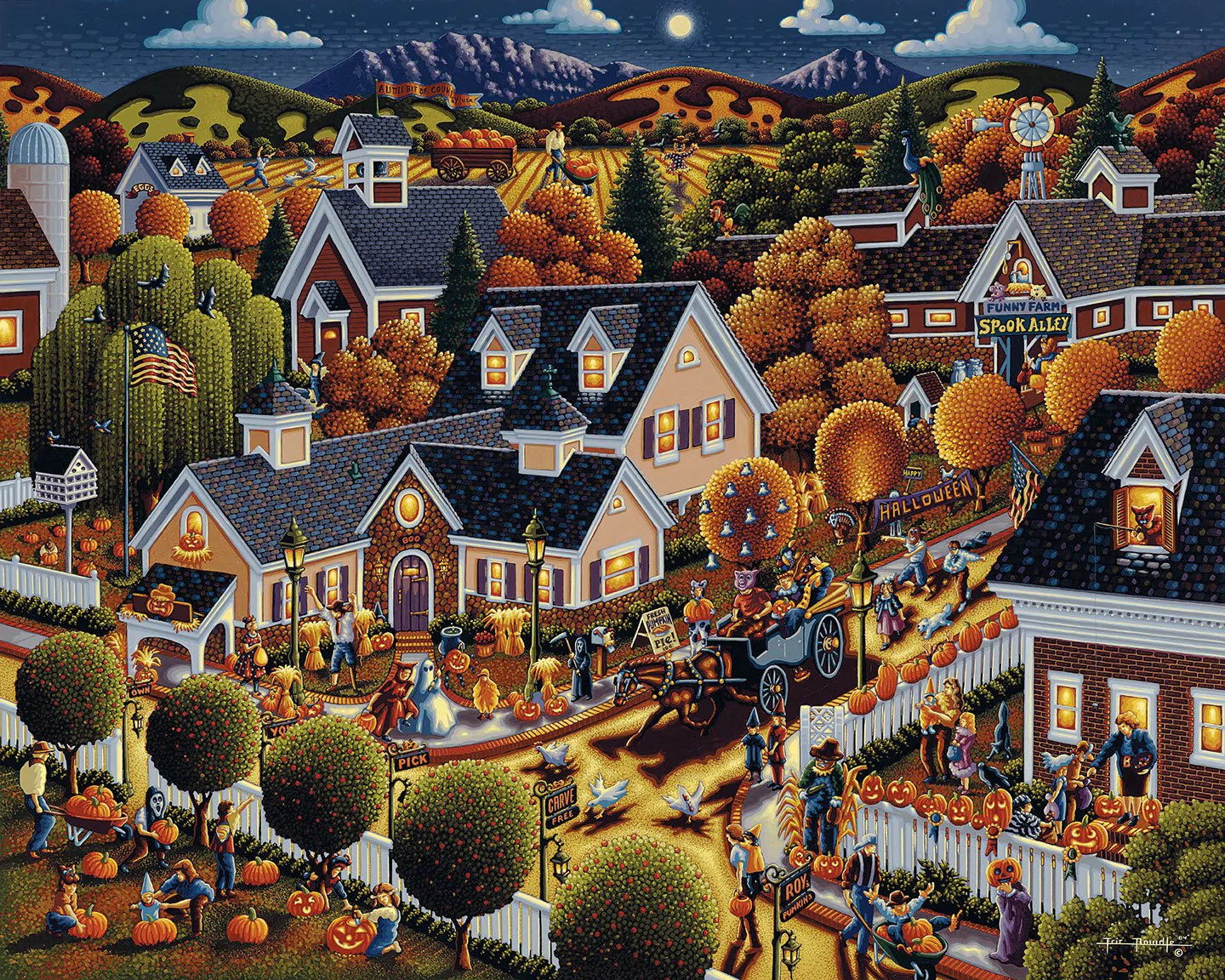 All Hallow's Eve Fall Jigsaw Puzzle