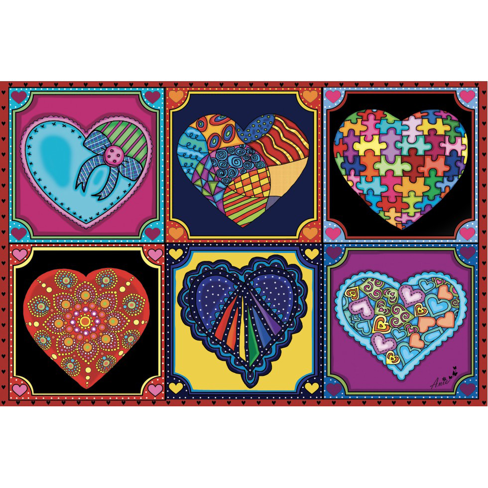 All that Love - Mini Jigsaw Puzzle Valentine's Day Miniature Puzzle