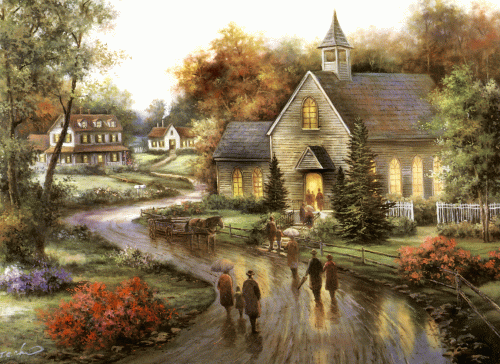 Autumn's Blessing Countryside Jigsaw Puzzle