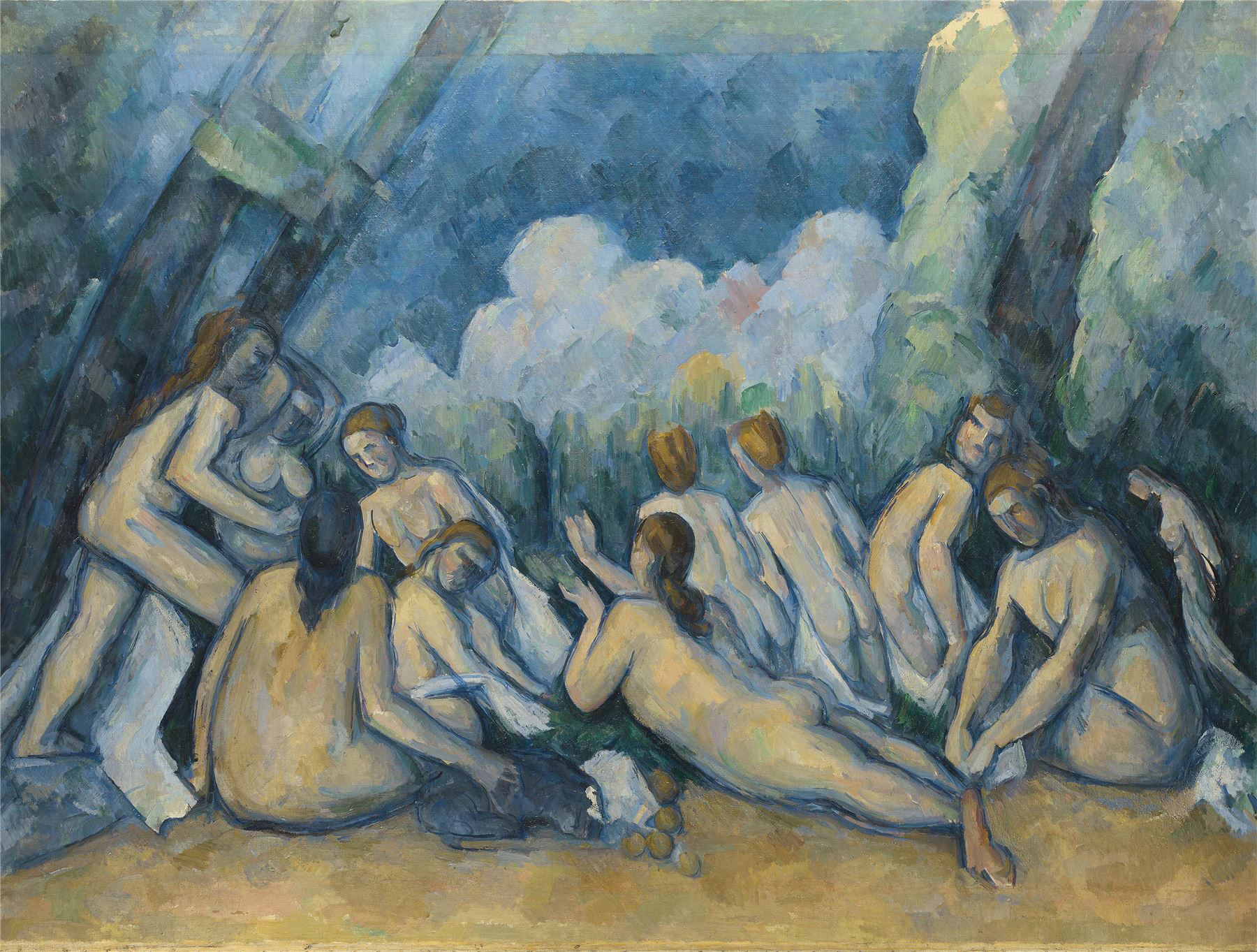 Bathers (Les Grandes Baigneuses) - National Gallery