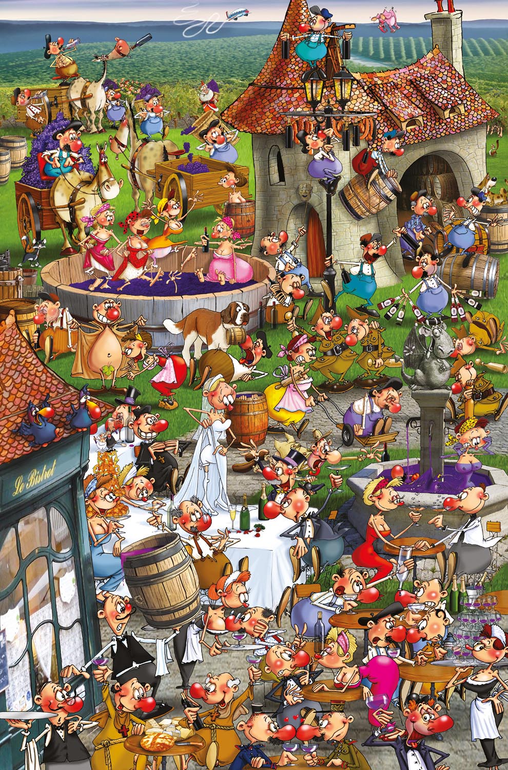 Story of Wine Humor Jigsaw Puzzle