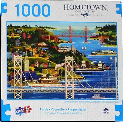Bridges of San Francisco Nostalgic & Retro Jigsaw Puzzle