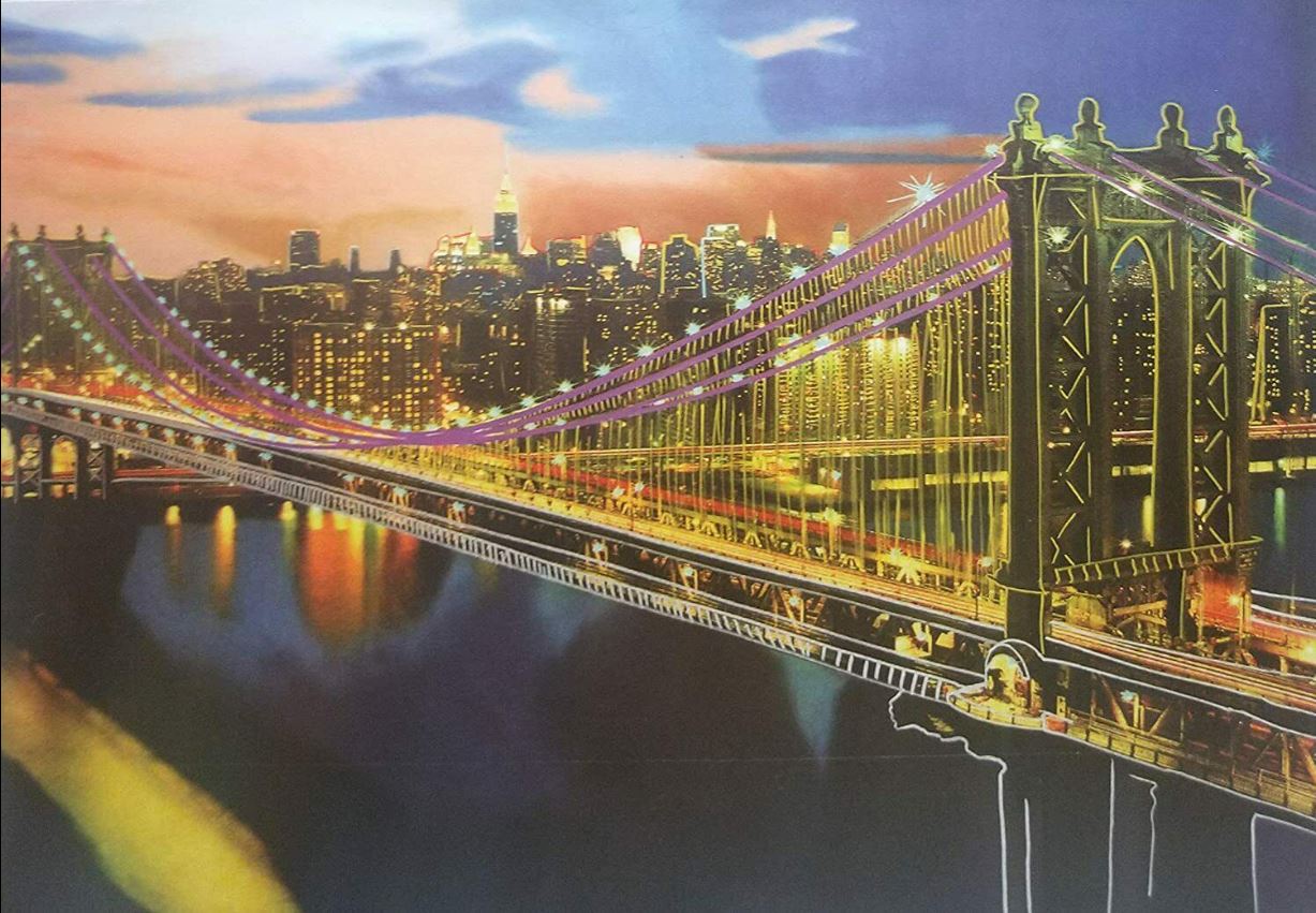 Brooklyn Bridge Contemporary & Modern Art Jigsaw Puzzle