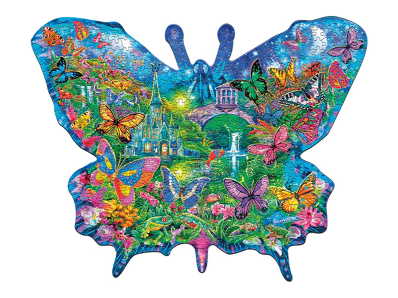 Butterfly Castle Shaped Puzzle