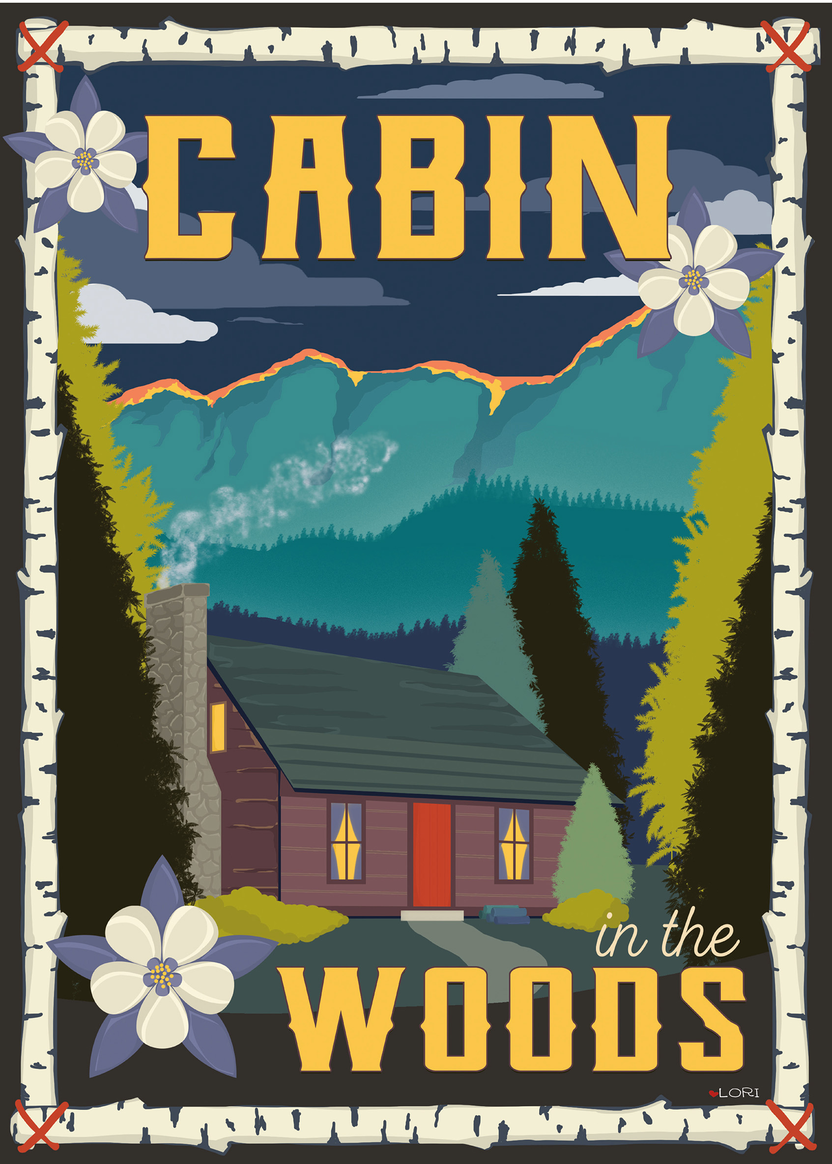 Cabin in the Woods - Let's Explore Mountain Jigsaw Puzzle