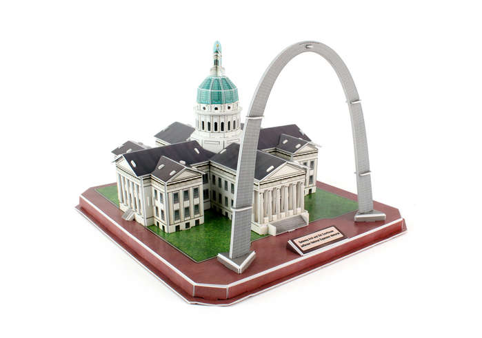 Gateway Arch & Old Courthouse Jefferson National Exp. Memorial Jigsaw Puzzle | 0