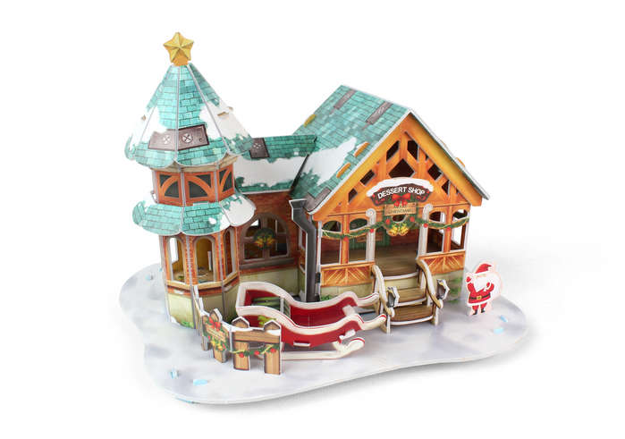 Christmas Dessert Shop, 43 Pieces, Daron Worldwide Trading | Puzzle ...