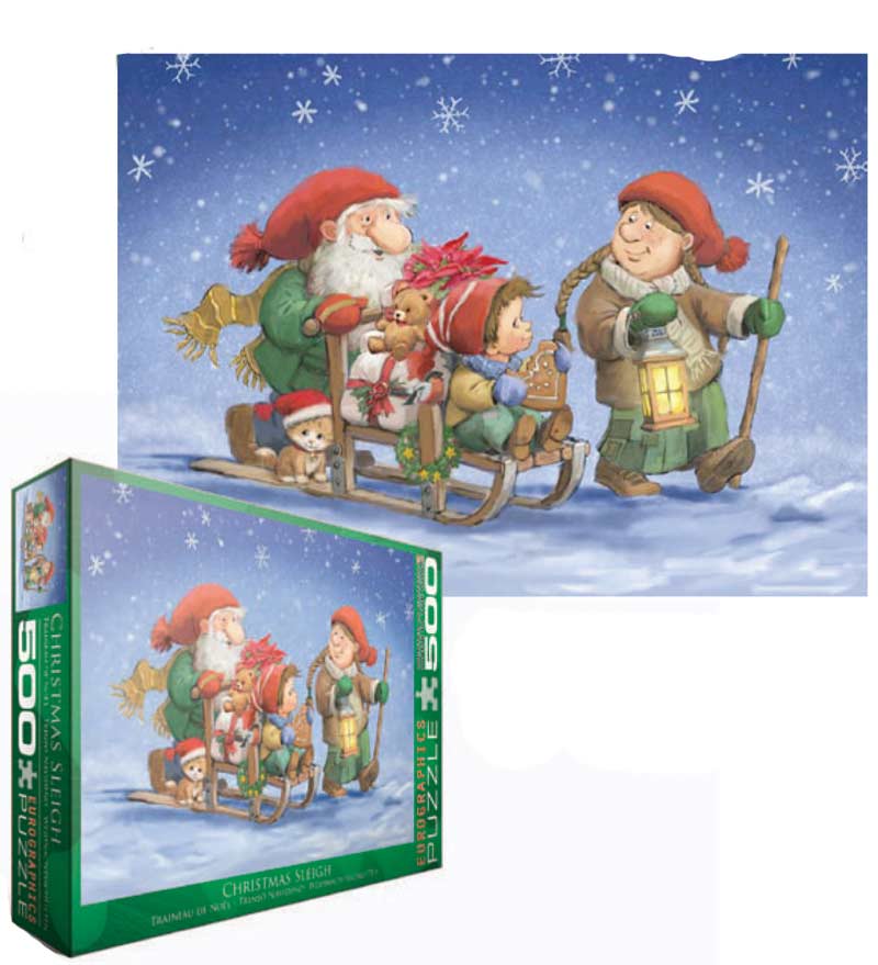 Christmas Sleigh, 500 Pieces, Eurographics | Puzzle Warehouse