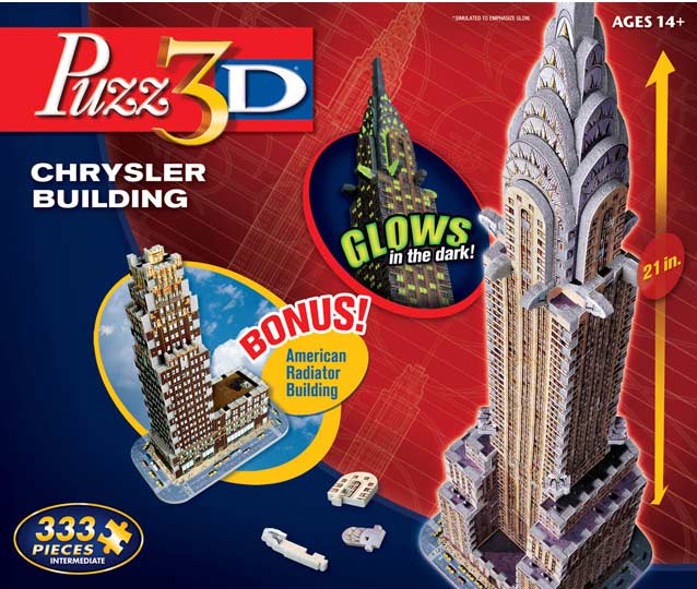 muis voor het geval dat Leven van Chrysler Building - 3D Puzzle, Hasbro | Puzzle Warehouse
