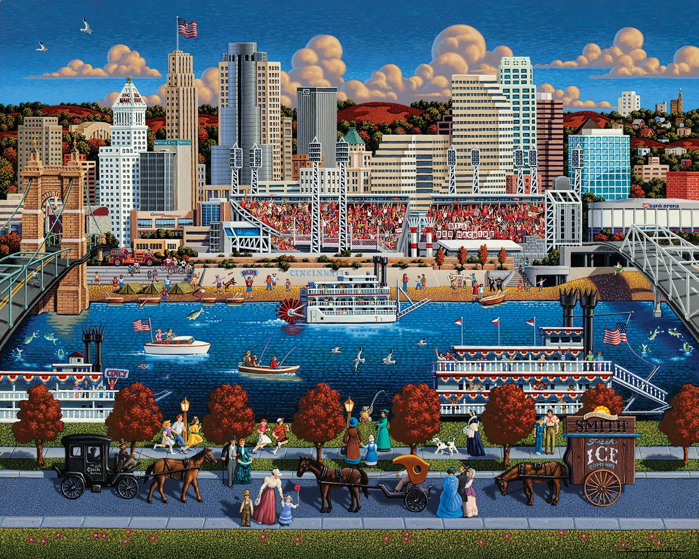 Cincinnati Boat Jigsaw Puzzle