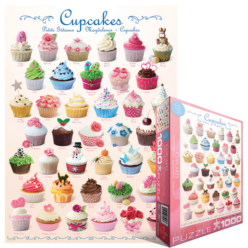 Cupcakes - Scratch and Dent Valentine's Day Jigsaw Puzzle