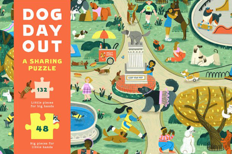 Dog Day Out! Sharing Puzzle Dogs Jigsaw Puzzle