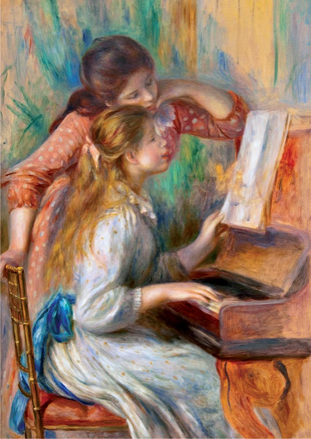 Girls at the Piano, 1000 Pieces, D-Toys | Puzzle Warehouse