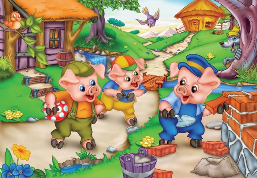 the three little pigs toys