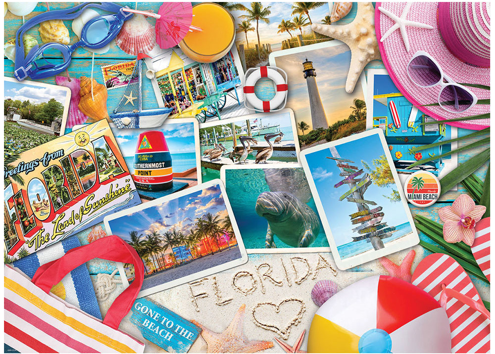 Beach Fun - Florida Beaches Travel Jigsaw Puzzle
