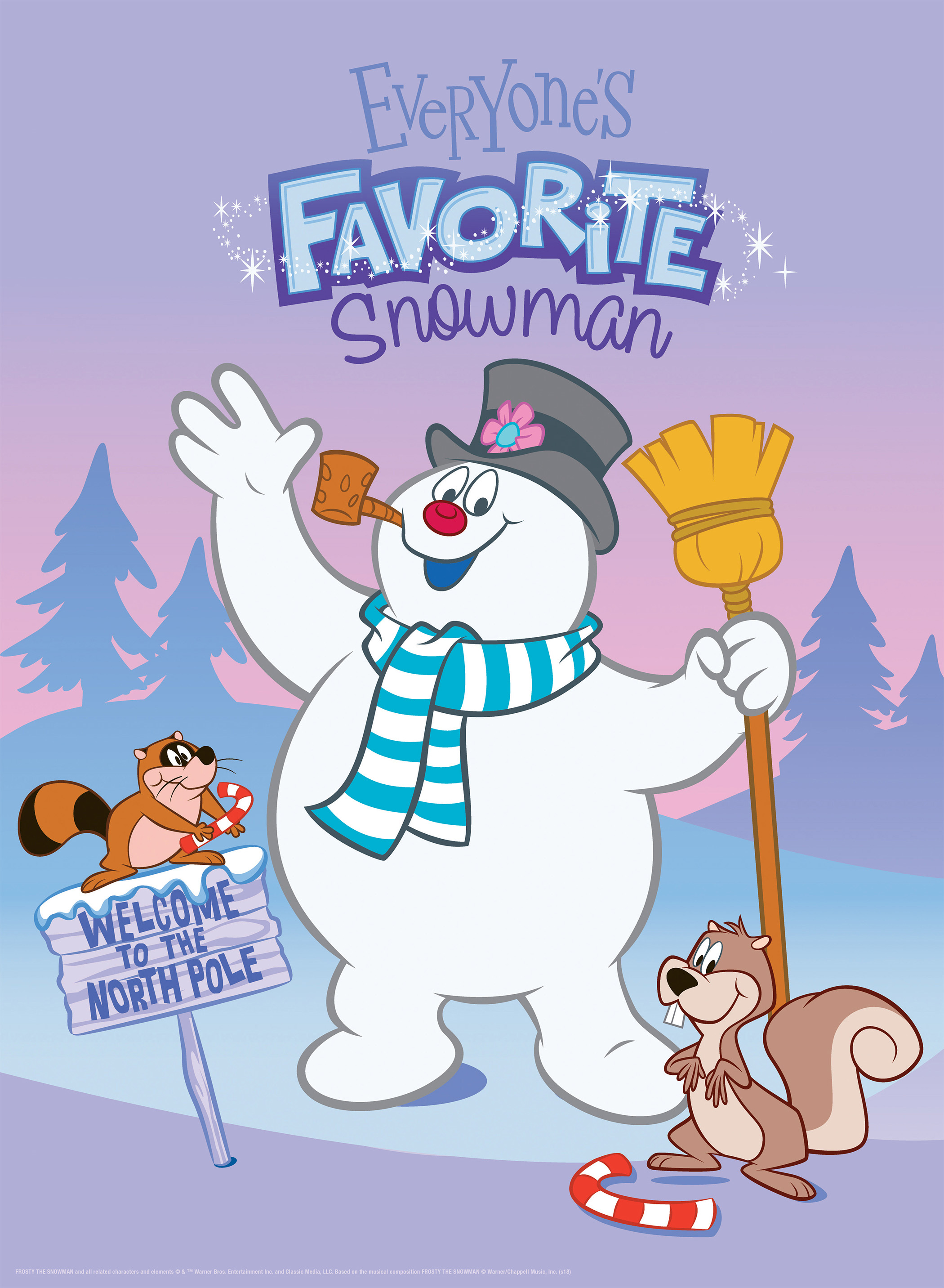 Everyone’s Favorite Snowman, Frosty the Snowman Movies & TV Large Piece