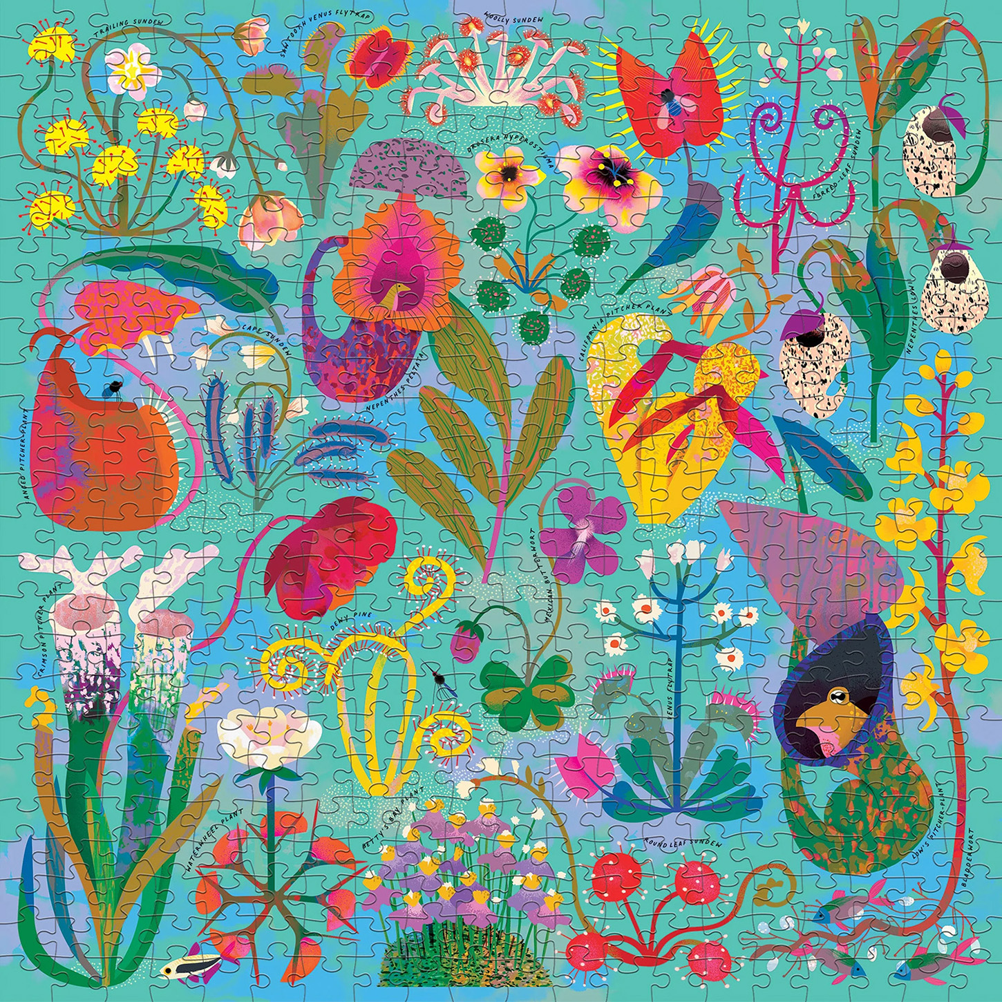 Hungry Plants Flower & Garden Jigsaw Puzzle