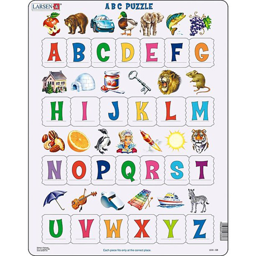 Upper Case ABC 26 Piece Children's Educational Jigsaw Puzzle Educational Tray Puzzle
