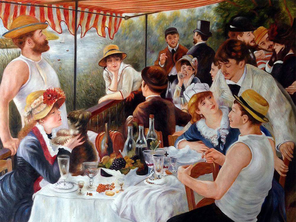Luncheon of the Boating Party by Auguste Renoir Fine Art Jigsaw Puzzle