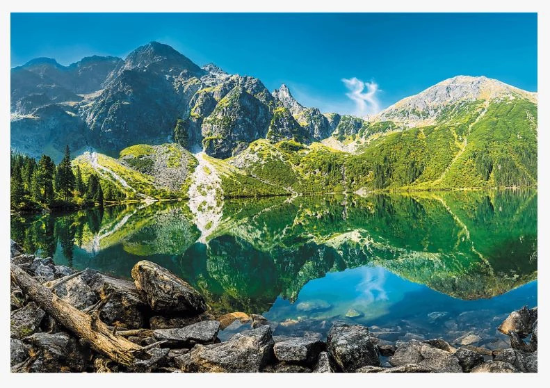 Morskie Oko Lake, Tatras Poland Mountain Jigsaw Puzzle