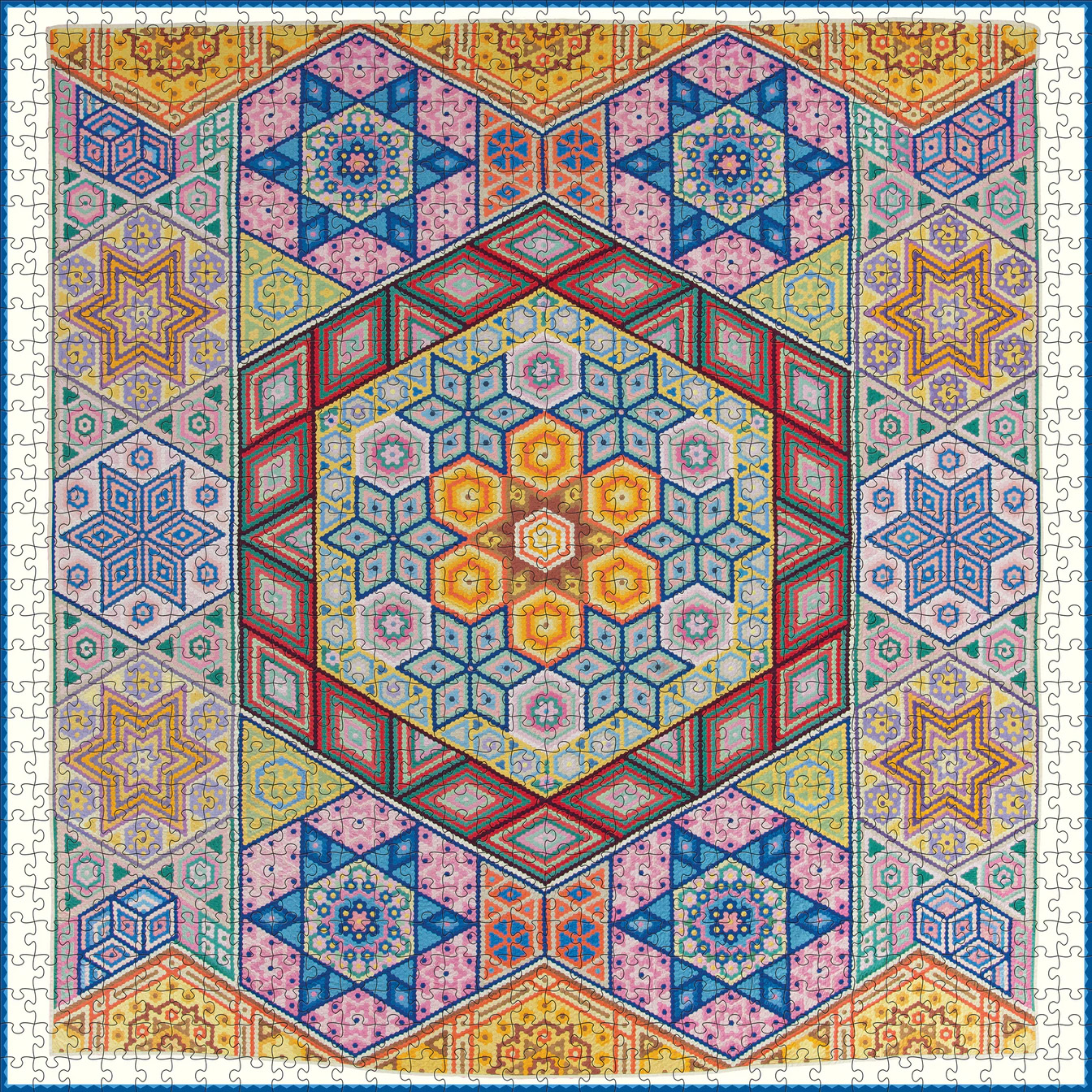 Mosaic Quilt Quilting & Crafts Jigsaw Puzzle