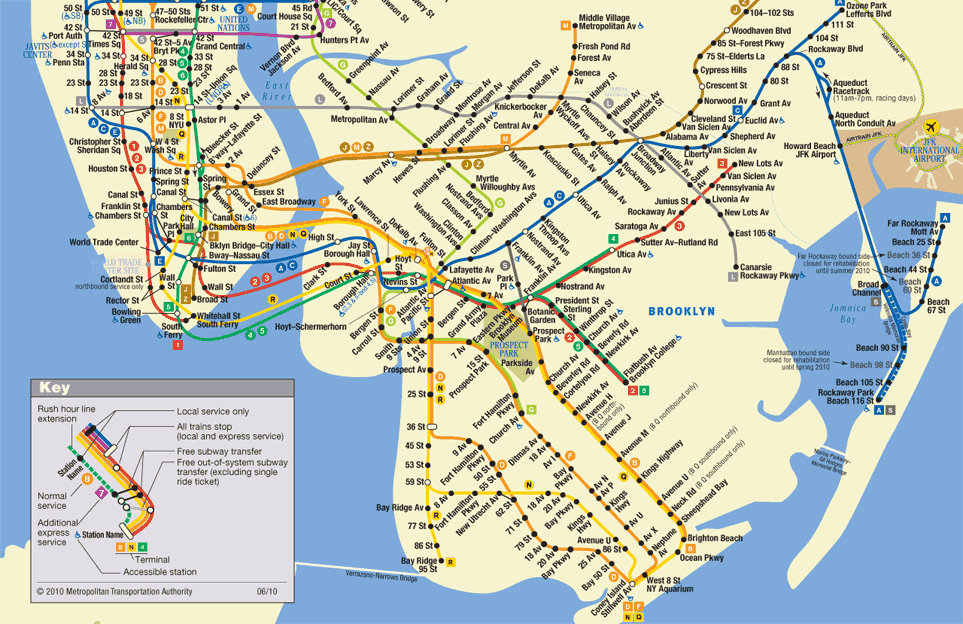 mta subway map