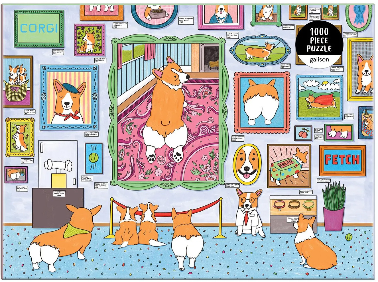 Museum of the Corgi Dogs Jigsaw Puzzle