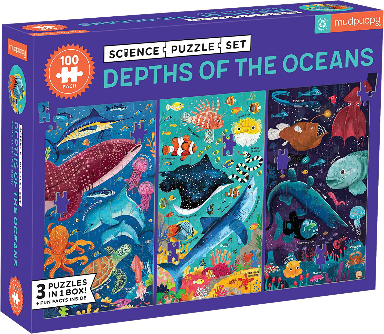 Depths of the Oceans Science Multipack Sea Life Jigsaw Puzzle