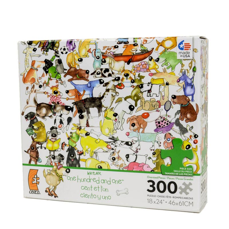 One hundred dogs and a best sale cat puzzle