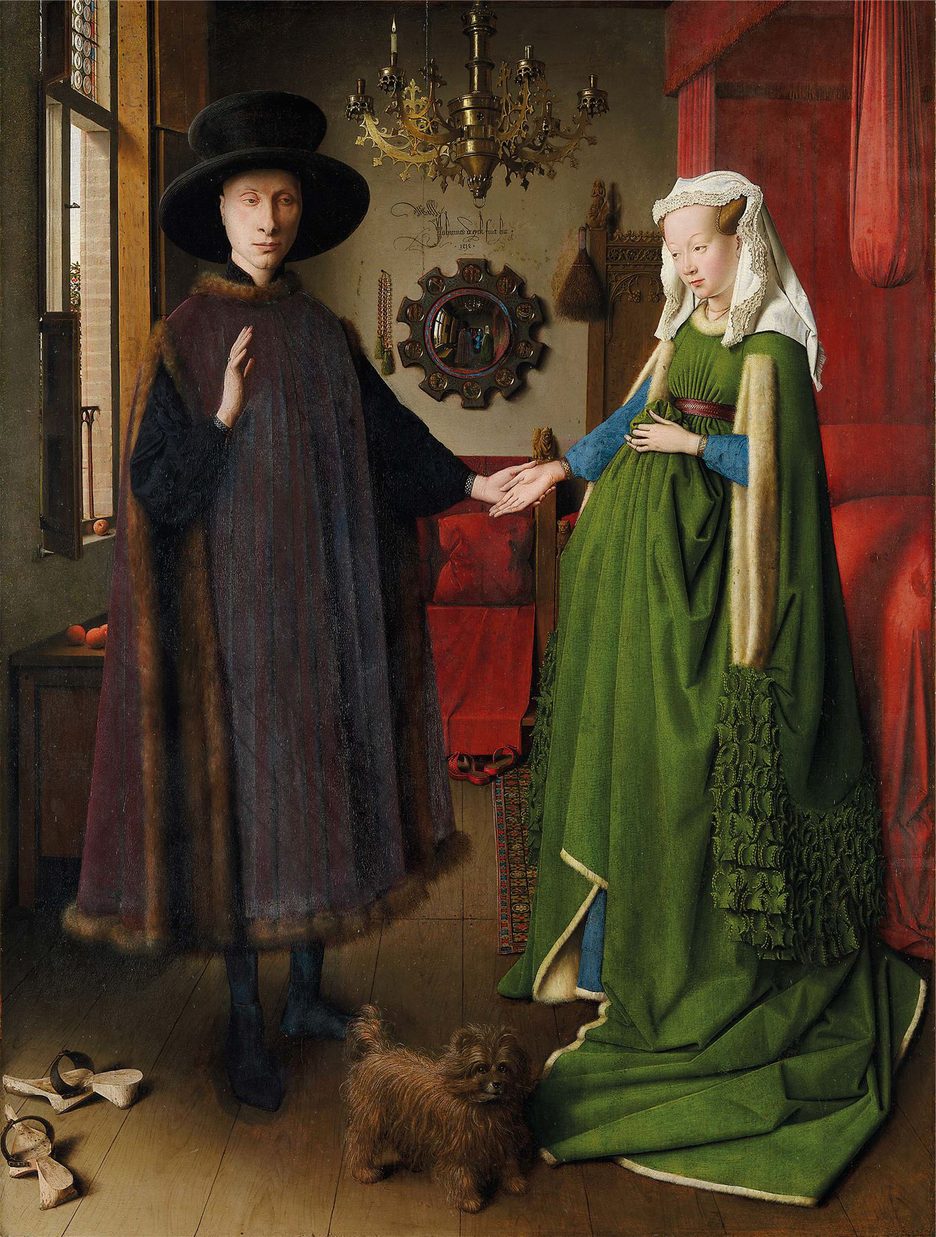 Portrait of Giovanni Arnolfini and his Wife - National Gallery Fine Art Jigsaw Puzzle