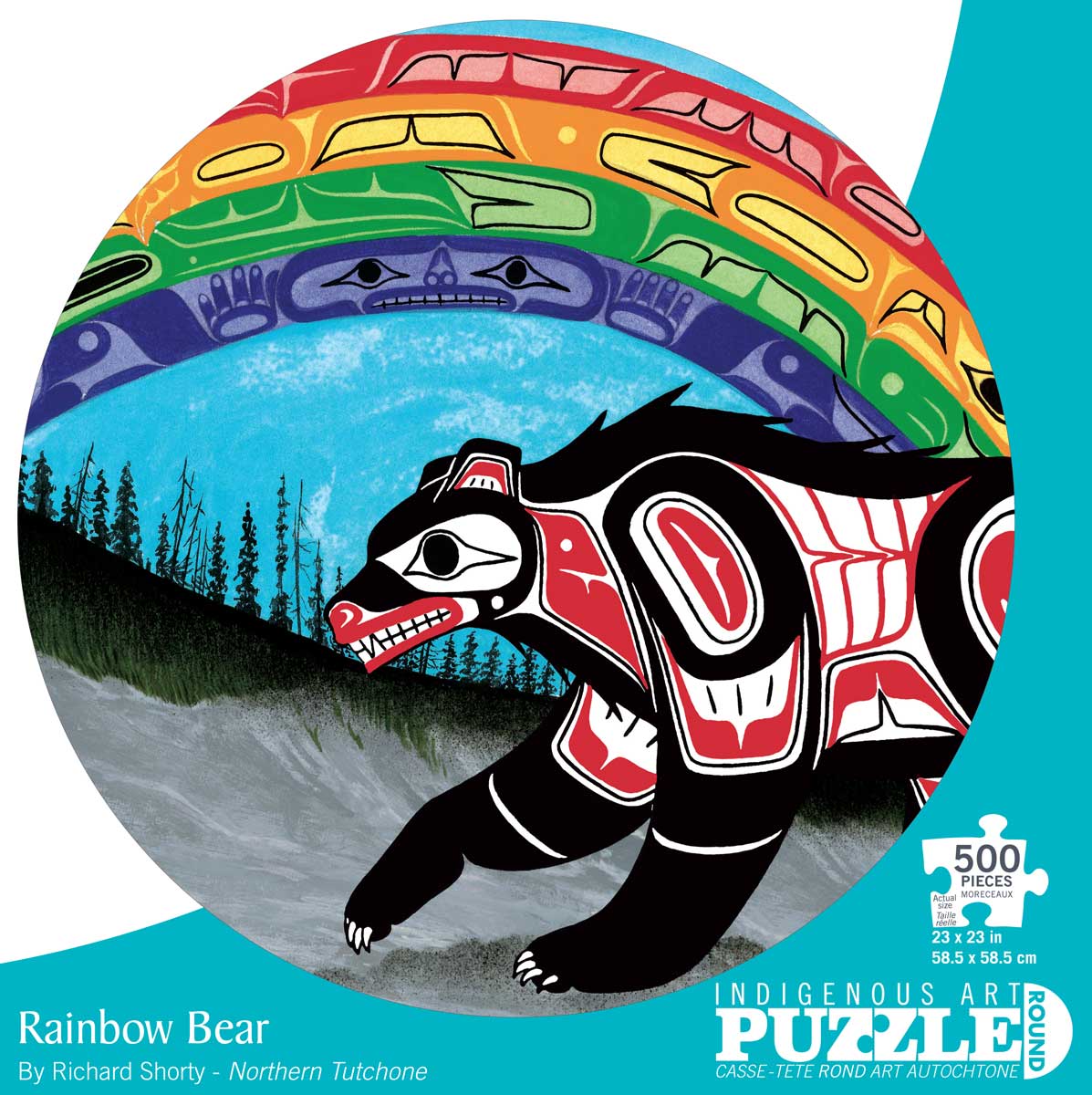 Rainbow Bear Bear Jigsaw Puzzle
