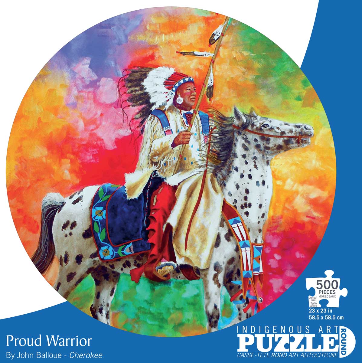 Proud Warrior Horse Jigsaw Puzzle