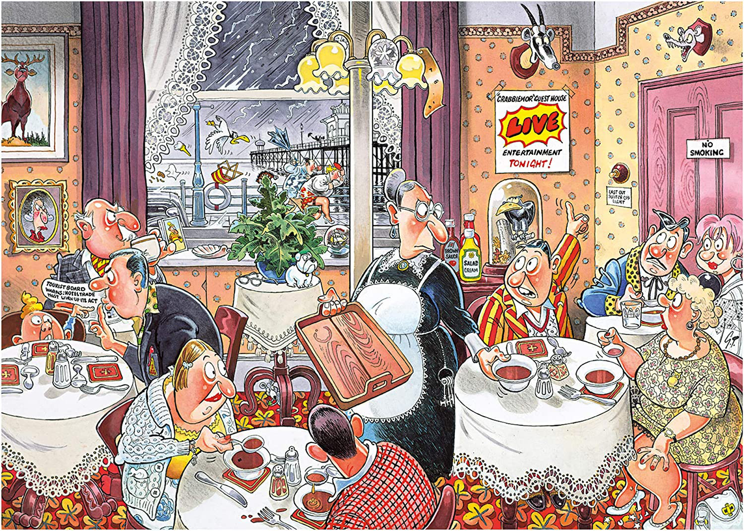 1000 pieces Jigsaw Puzzle Wasgij Retro Mystery 5 Sunday Lunch 