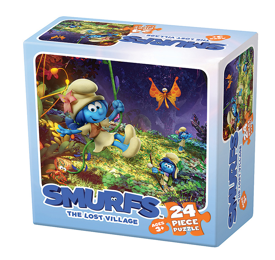 smurfs village toy chest