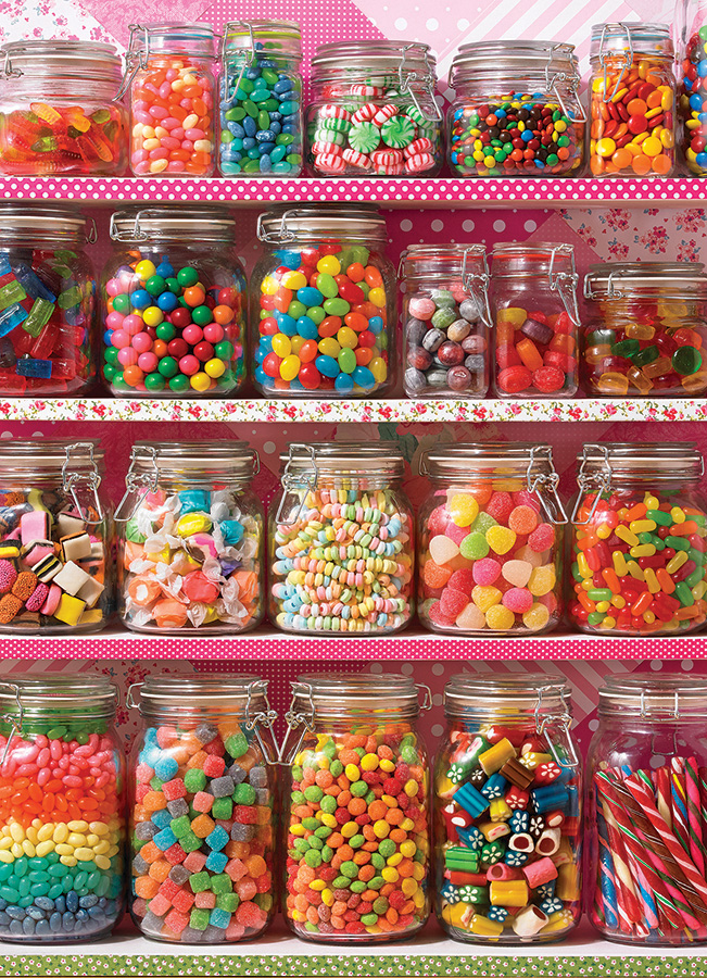 Candy Shelf Candy Jigsaw Puzzle