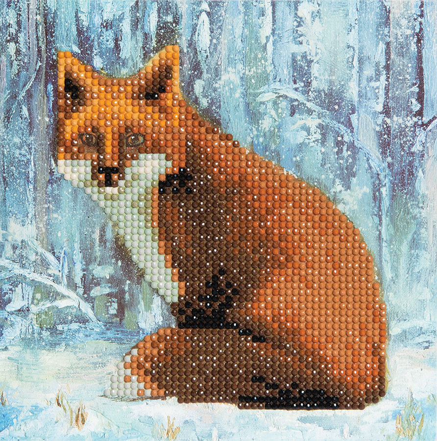 Fox Crystal Art Card Kit