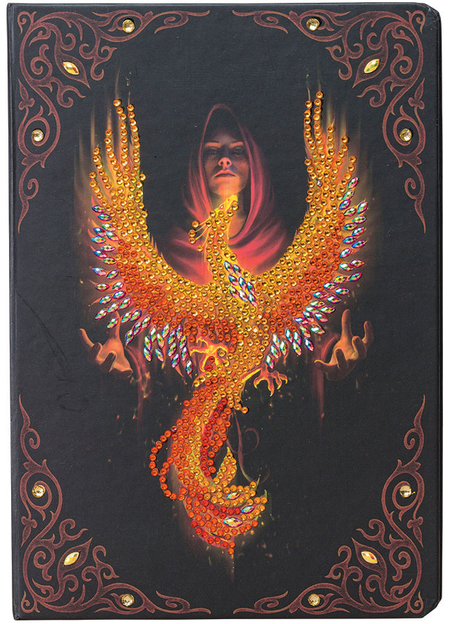Phoenix Rising Crystal Art Notebook